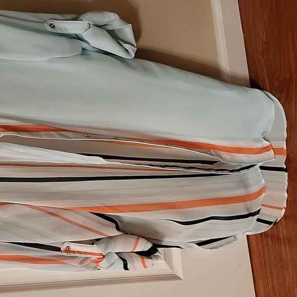 Calvin Klein Sheer Blouse - Picture 3 of 6